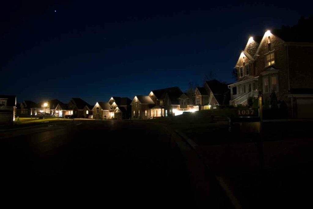 Avoid leaving lights on all night