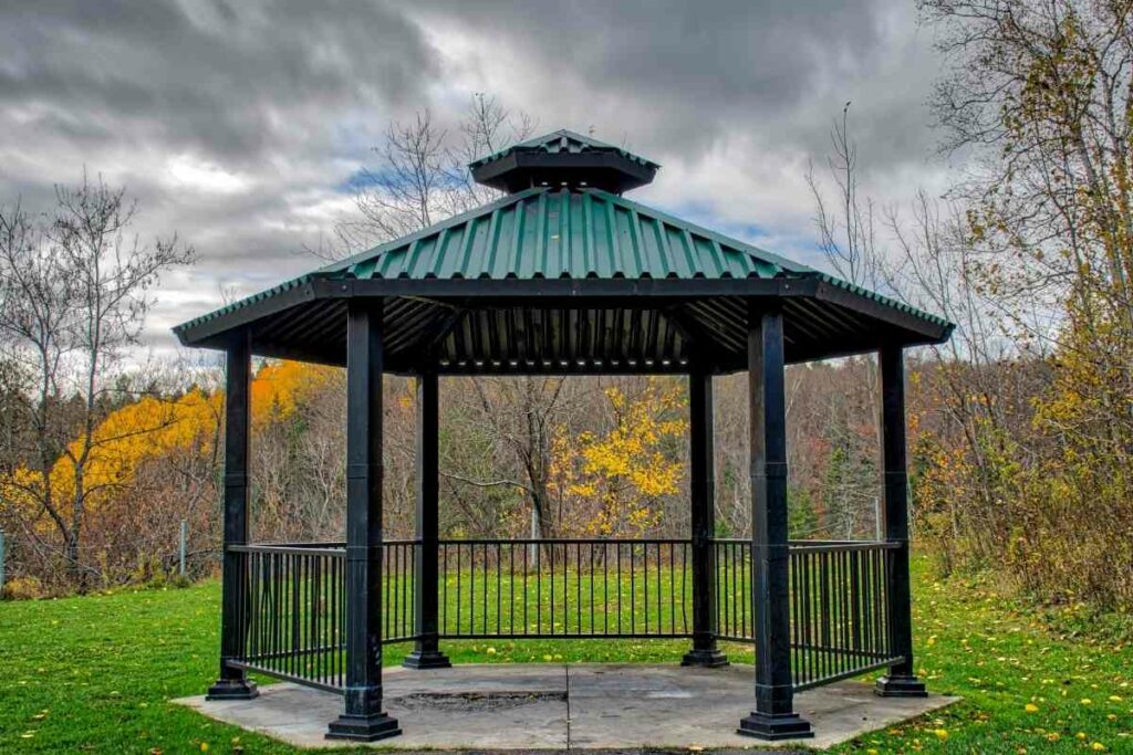 grounding a metal gazebo