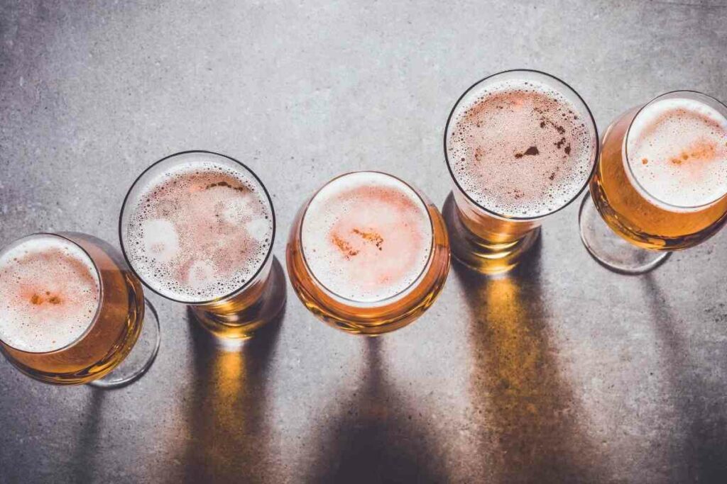 Smell bad beer when watering plants