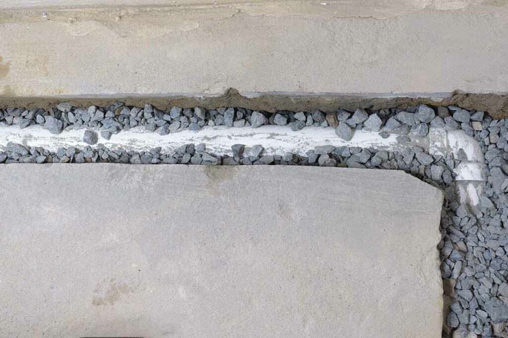 subsurface french drain