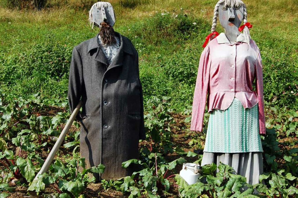 Scarecrows in the Garden